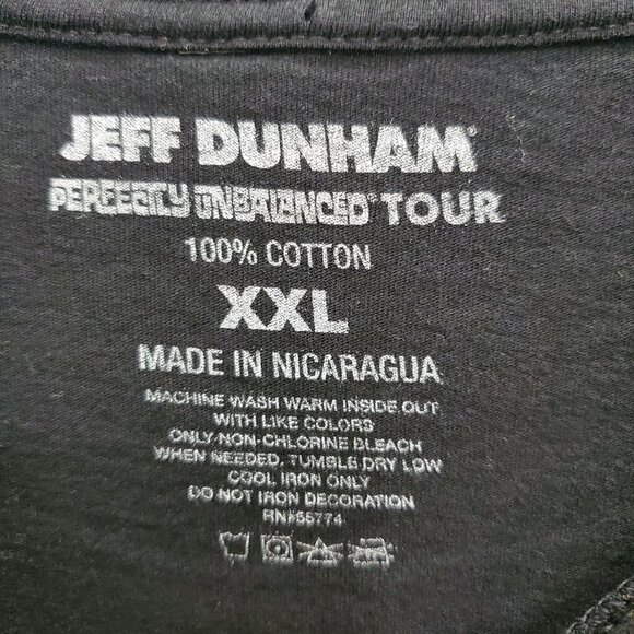 Jeff Dunham Perfectly Unbalanced Large Graphic Tour Tee Men's Unisex Size XXL - Picture 3 of 4